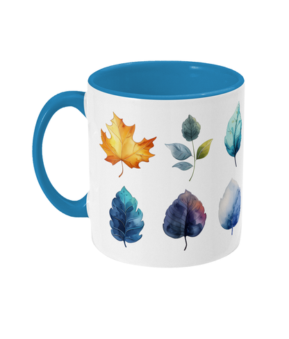 Tasse colorée Feuilles