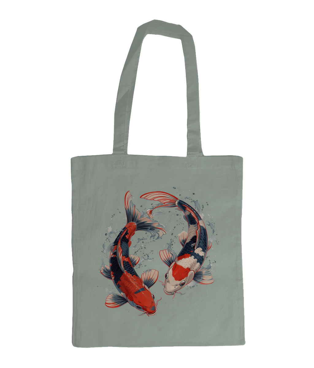 Bag 100% Cotton Koi Fish