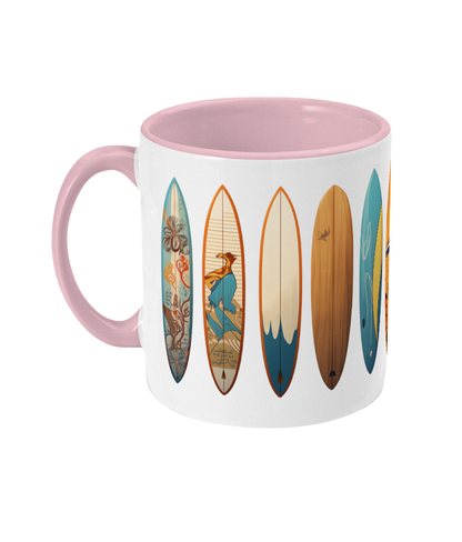 Colored Mug Surfboards