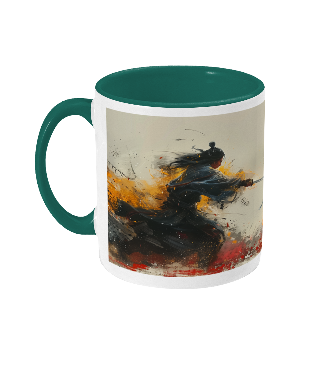 Gekleurde Mok Samurai
