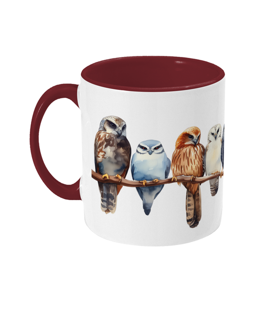 Colored Mug Birds of Prey