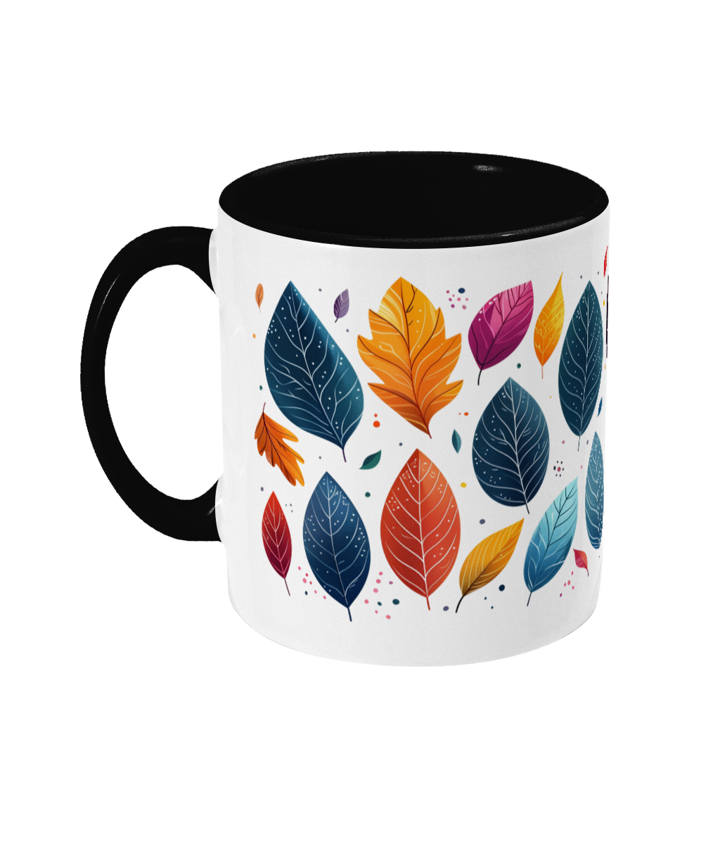 Colored Mug Leaves