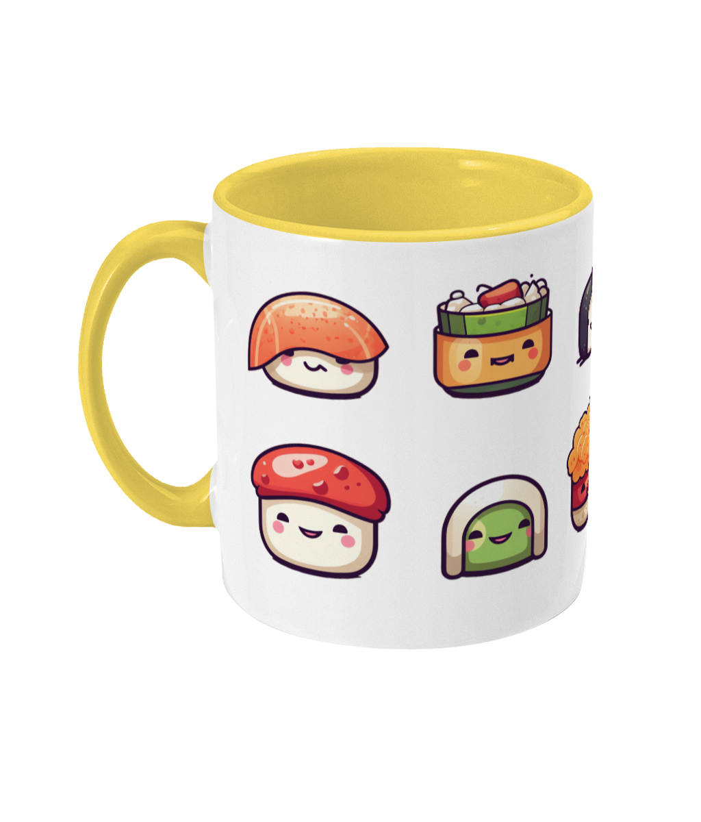 Colored Mug of Sushi