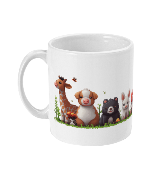 Mug animaux 8 bits