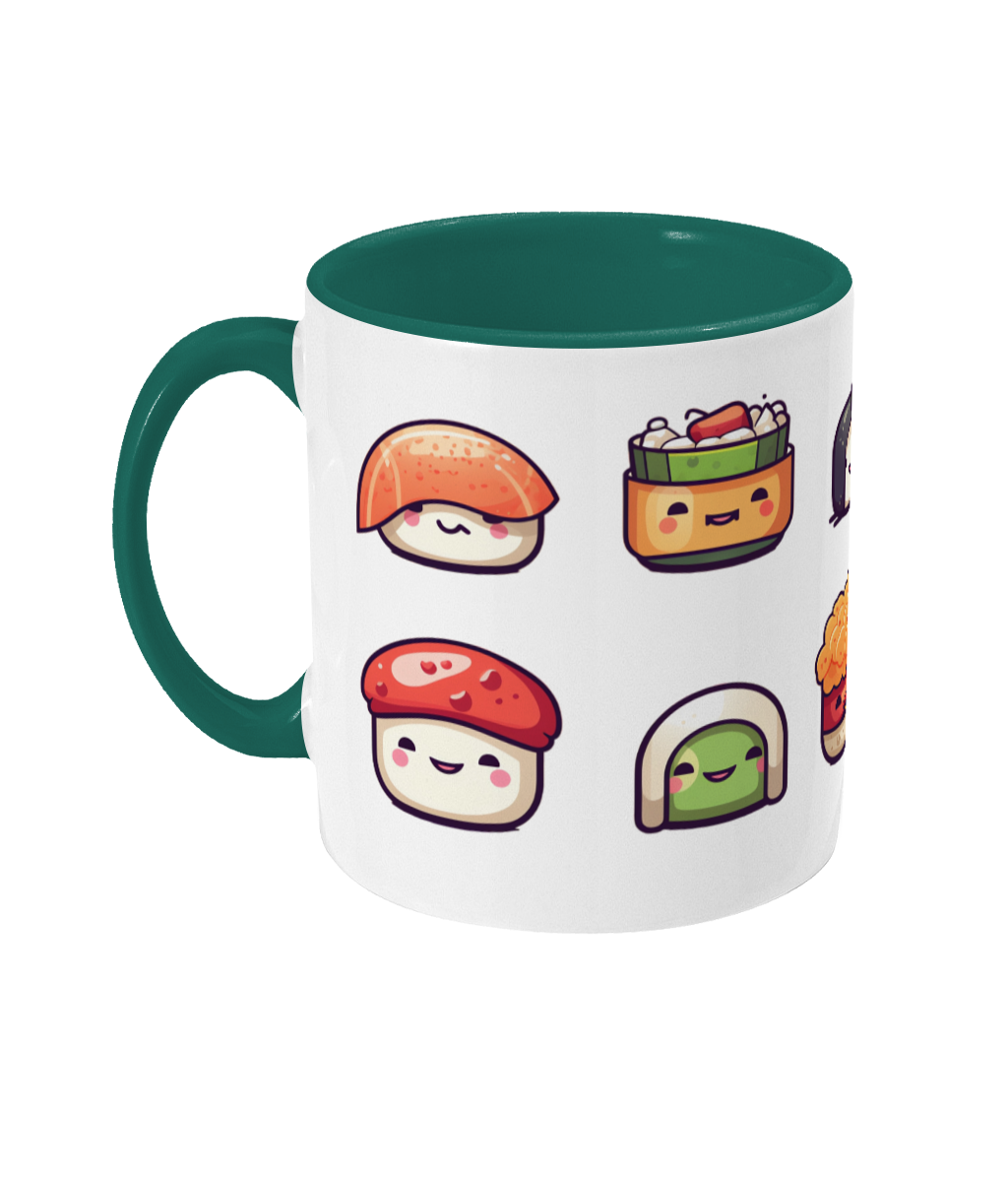 Colored Mug of Sushi
