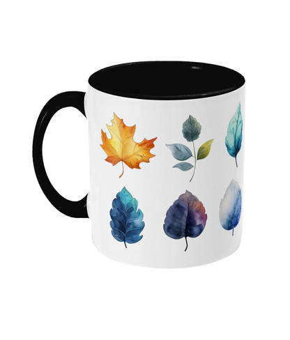 Tasse colorée Feuilles