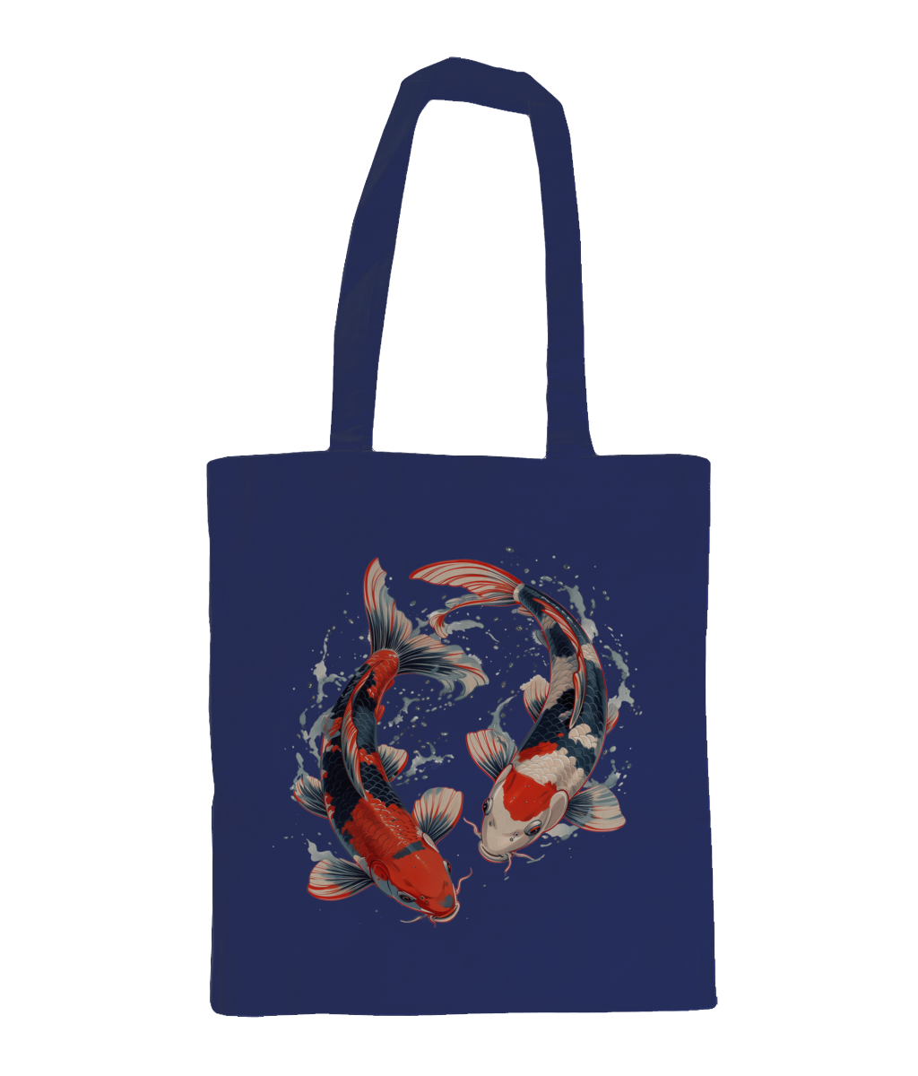 Bag 100% Cotton Koi Fish