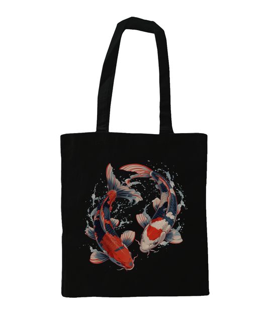 Bag Organic Cotton Koi Fish