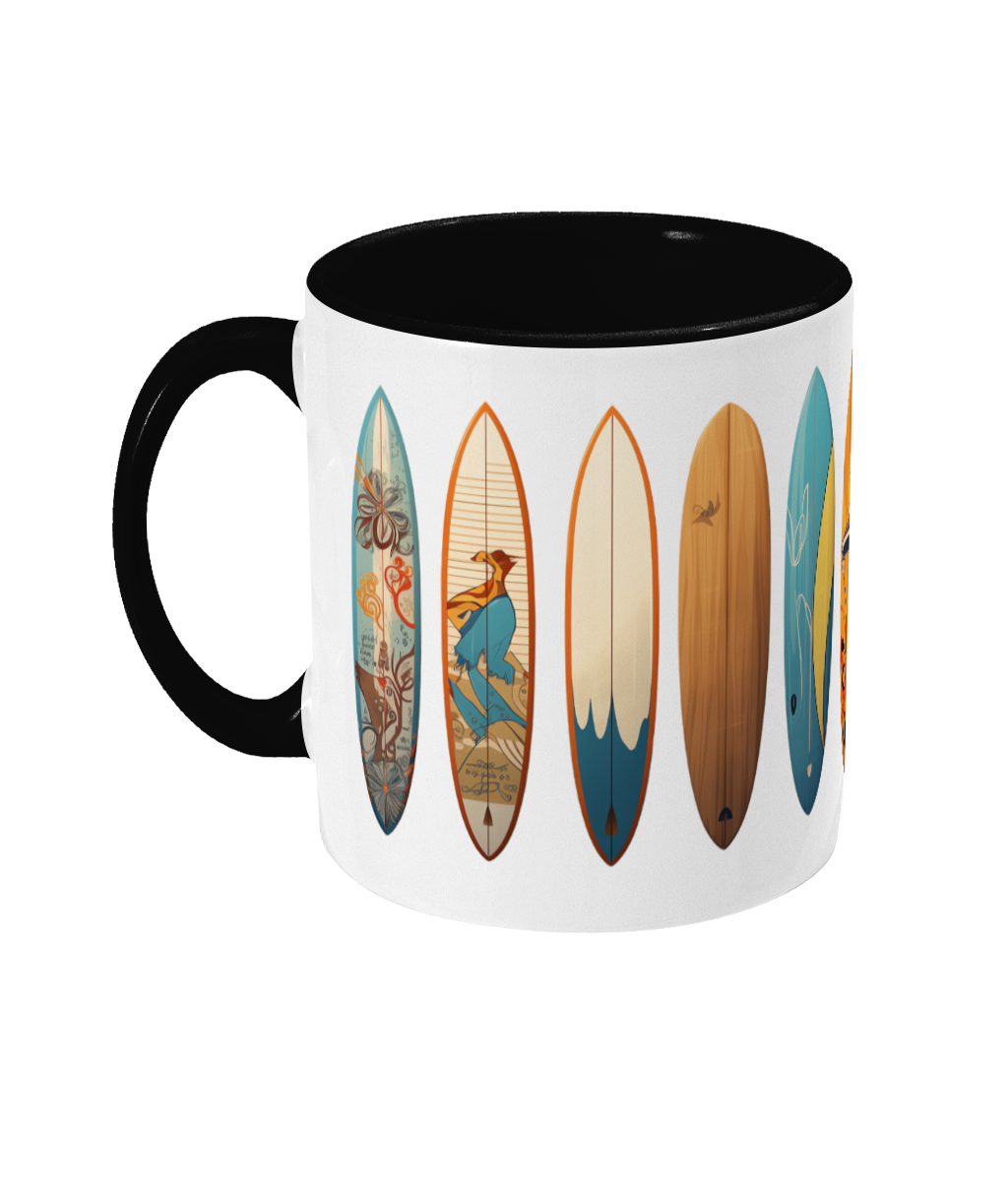 Colored Mug Surfboards
