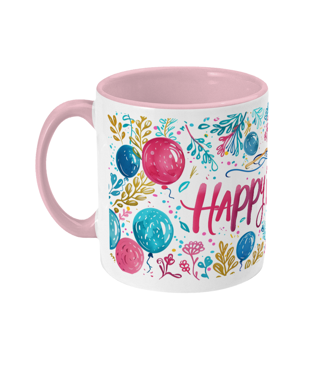 Colored Mug Happy Birthday