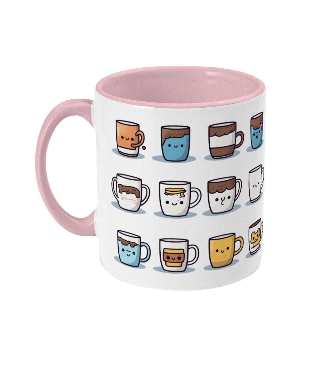 Tasses colorées