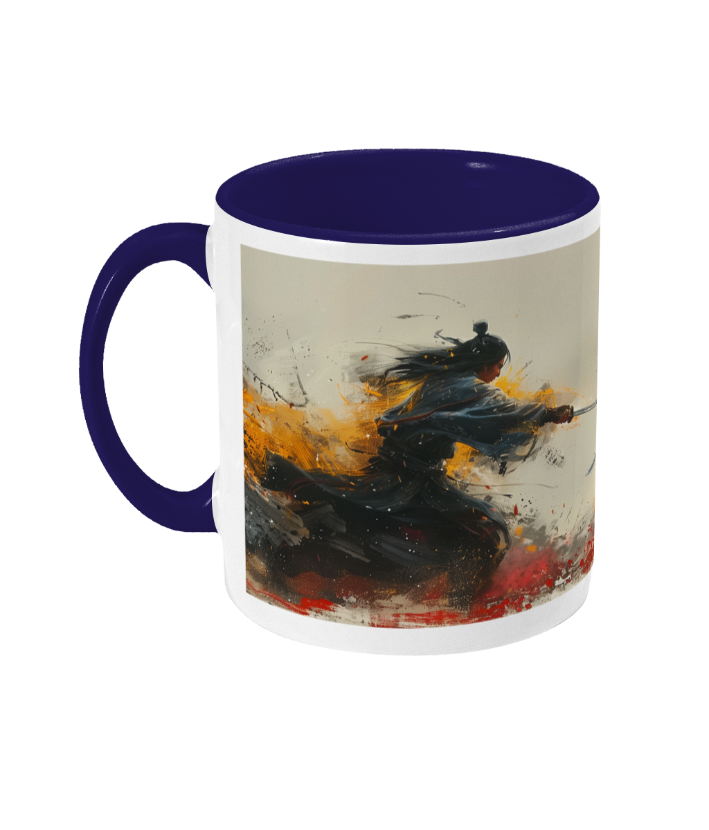 Gekleurde Mok Samurai