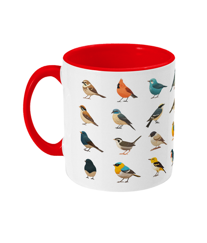 Gekleurde Mok Vogels