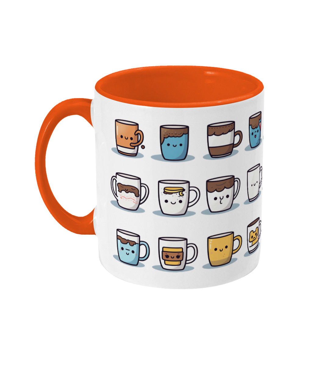 Tasses colorées