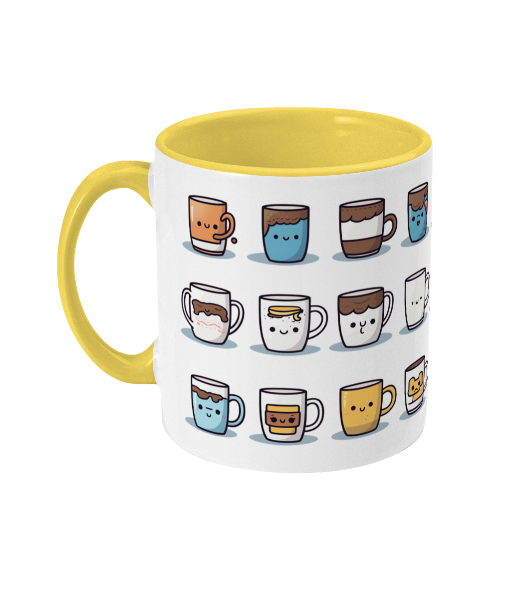 Tasses colorées
