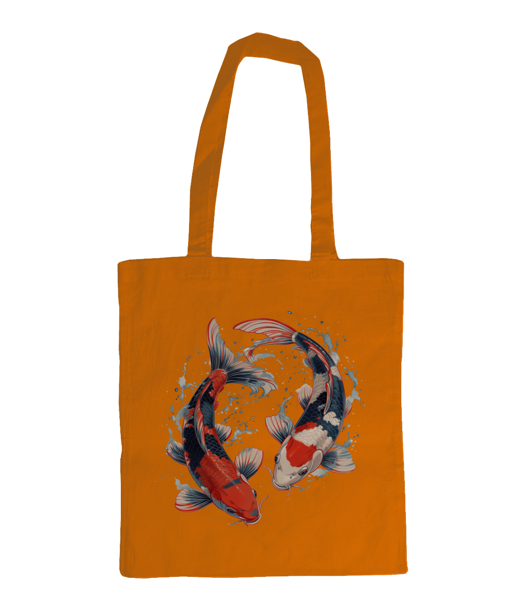 Bag 100% Cotton Koi Fish