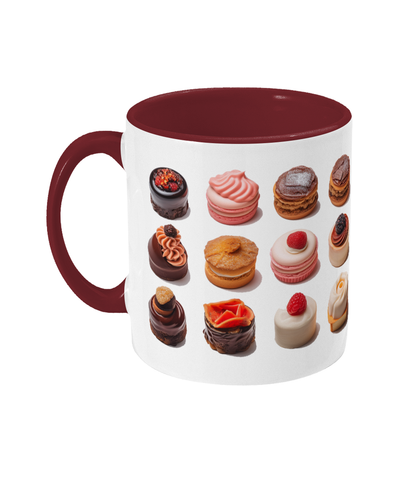 Colored Mug of Pastries