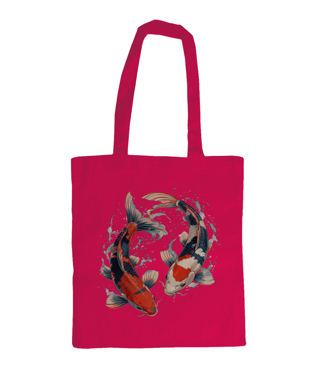 Bag 100% Cotton Koi Fish