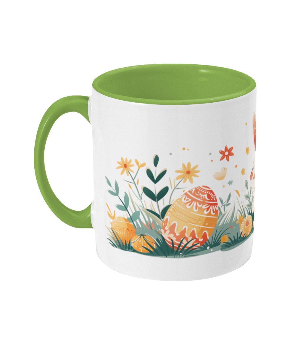 Tasse colorée de Pâques