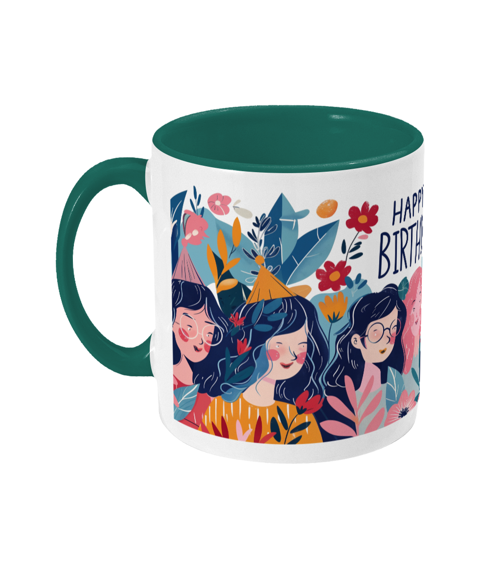 Colored Mug Happy Birthday