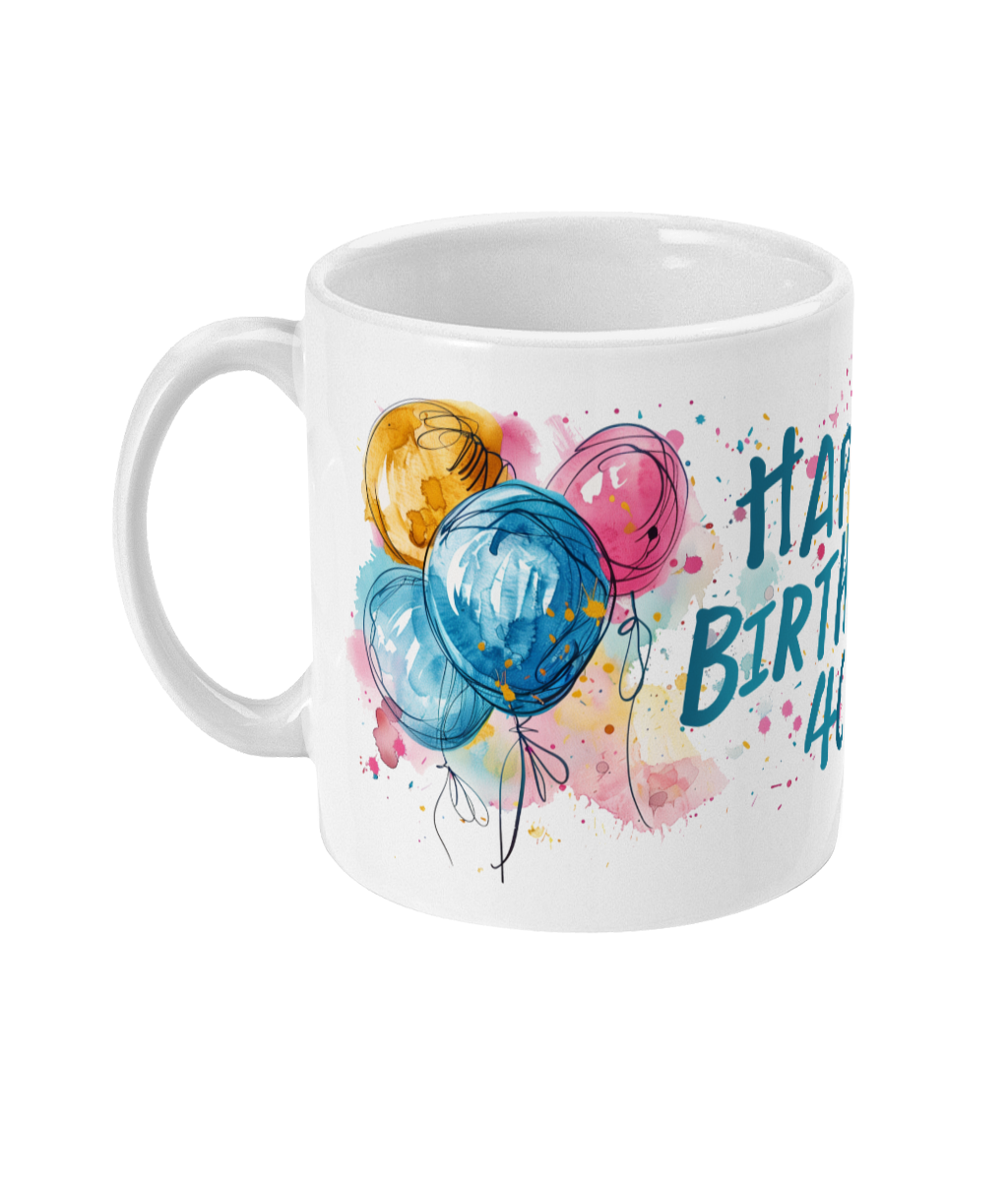 Tasse Joyeux anniversaire 40 ans