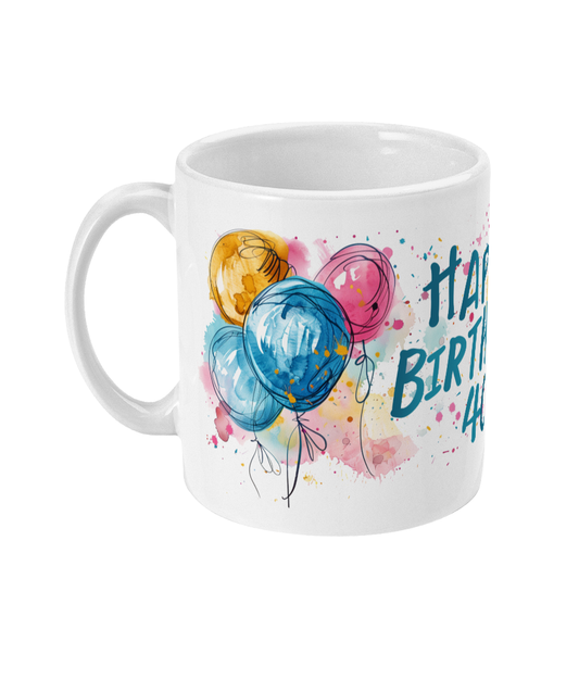 Tasse Joyeux anniversaire 40 ans