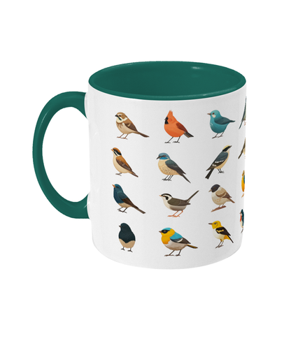 Gekleurde Mok Vogels