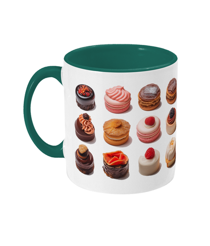 Colored Mug of Pastries