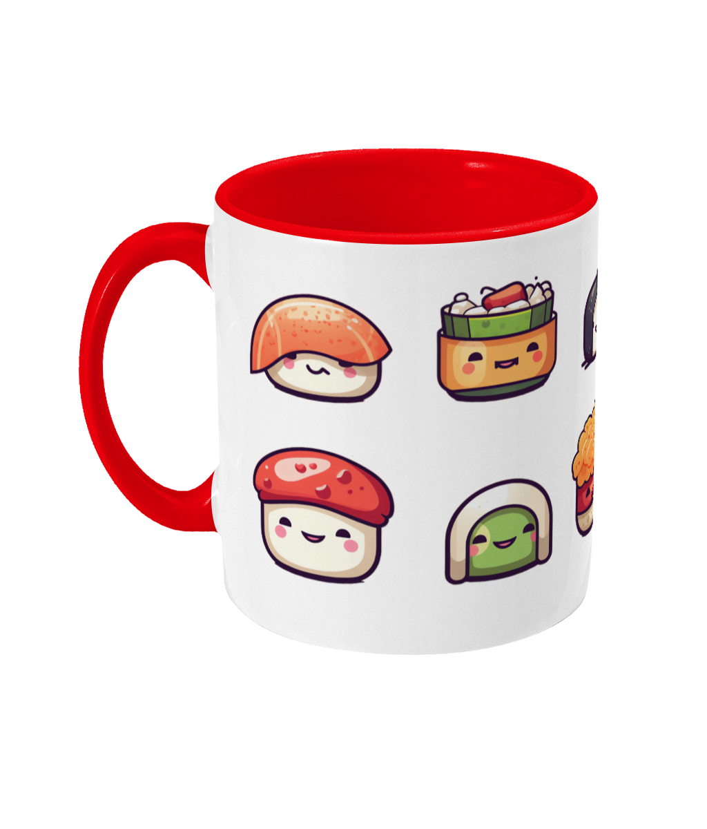 Colored Mug of Sushi