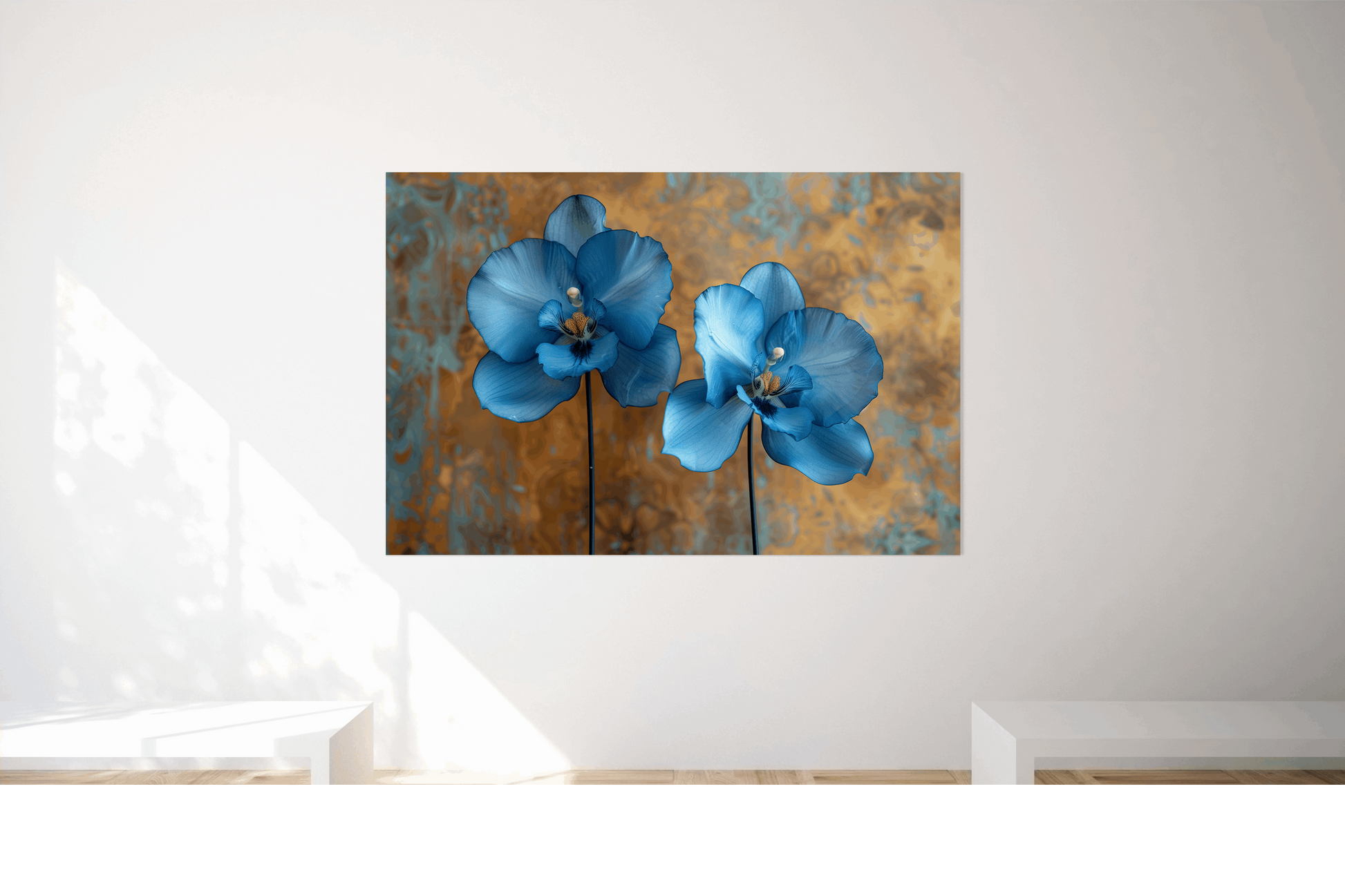 Aluminium :: Blue Orchids