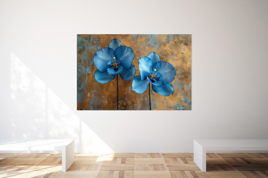 Aluminium :: Blue Orchids