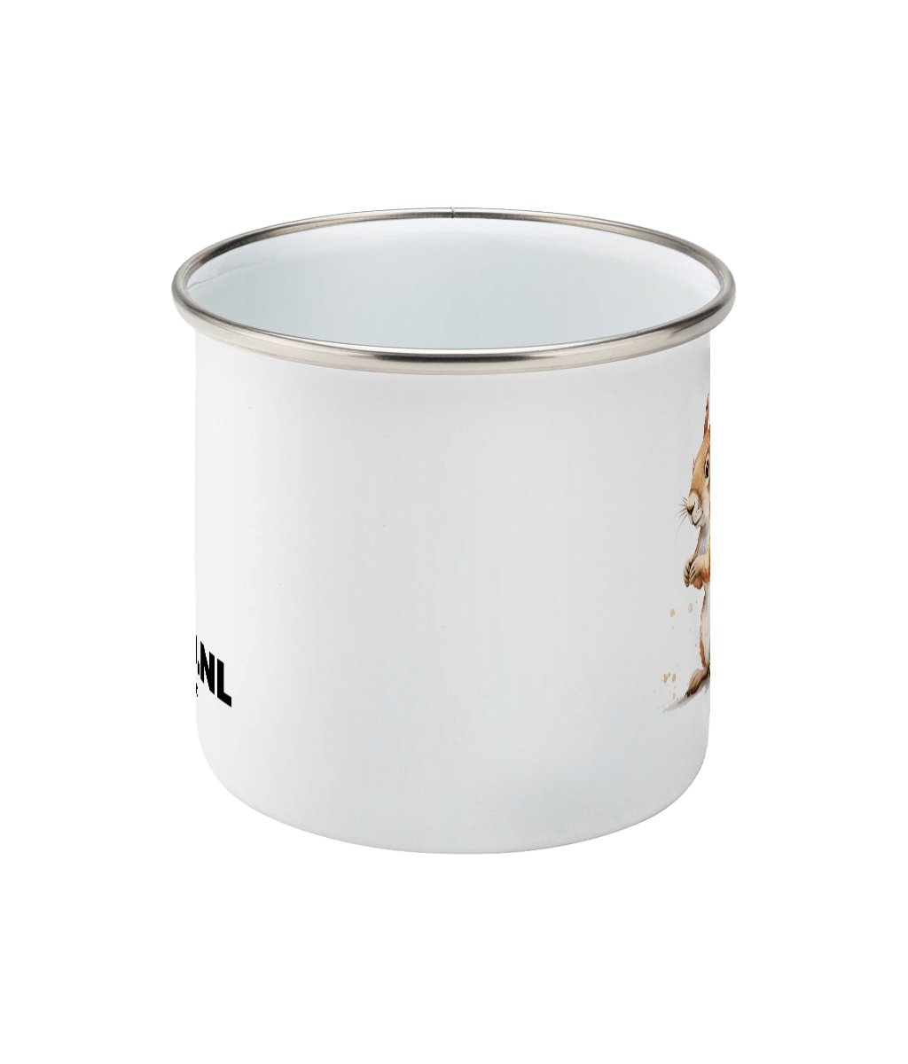 Mug émaillé Écureuil