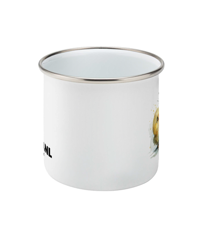 Enamel Mug Chickens