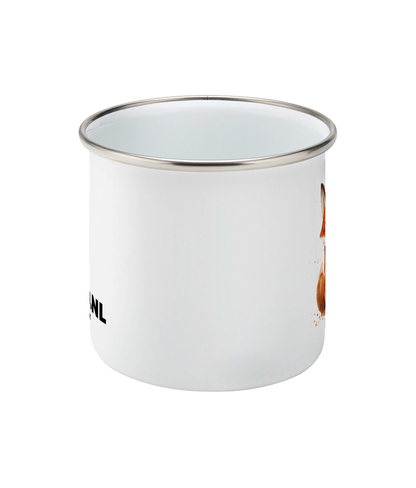 Enamel Mug Fox