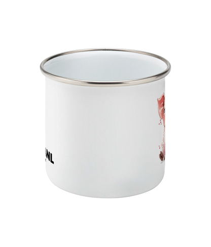 Enamel Mug Pig