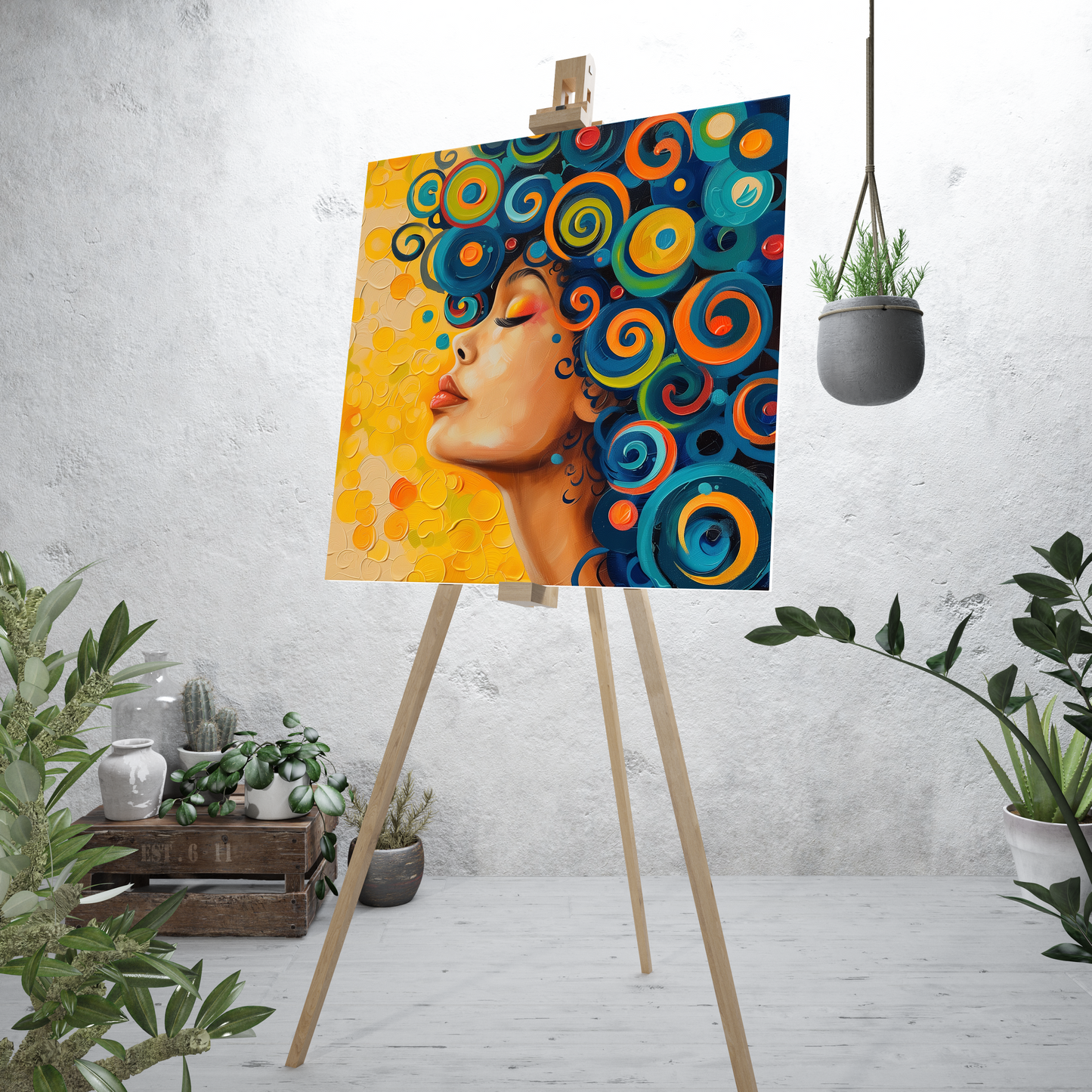 Canvas :: Colorful Locks