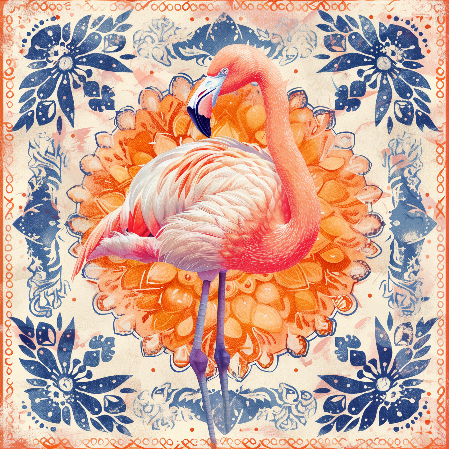 Canvas :: Flamingo Grace