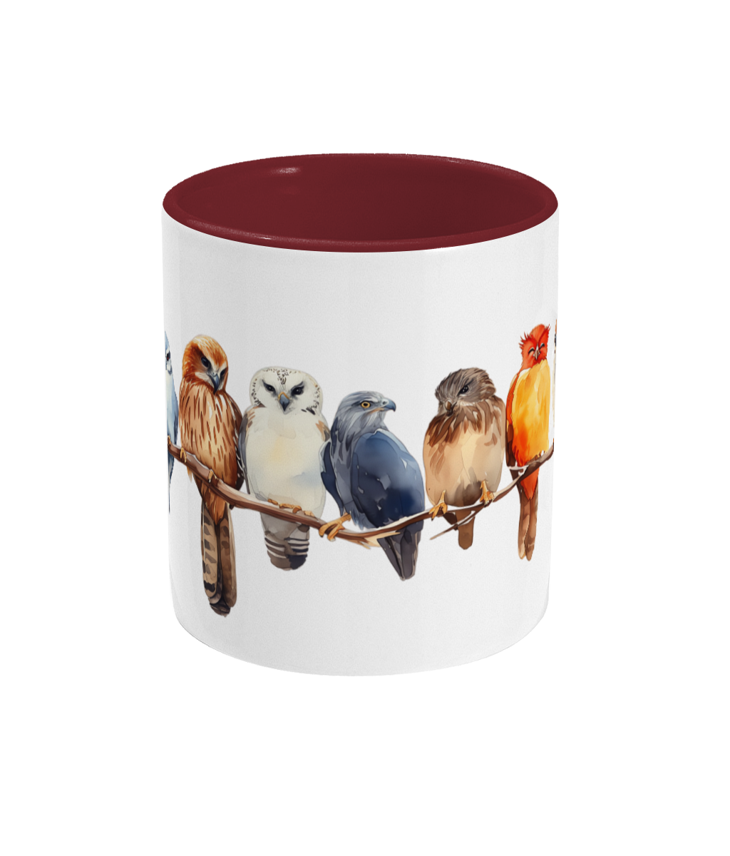 Colored Mug Birds of Prey