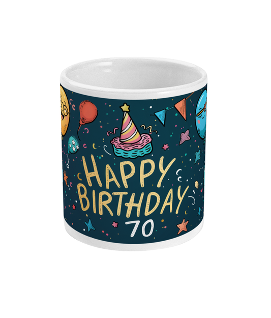 Tasse Joyeux Anniversaire 70