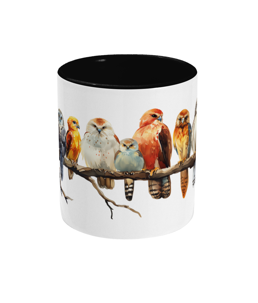 Gekleurde Mok Roofvogels