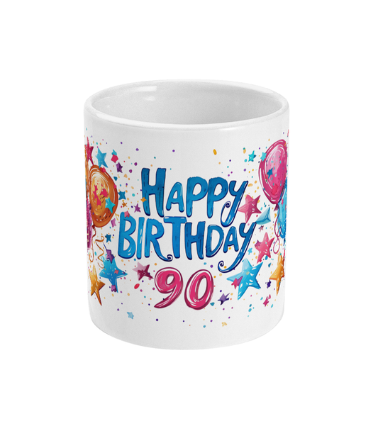 Tasse Joyeux anniversaire 90