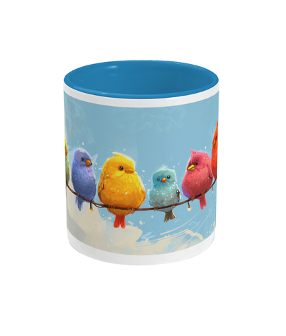 Gekleurde Mok Vogels