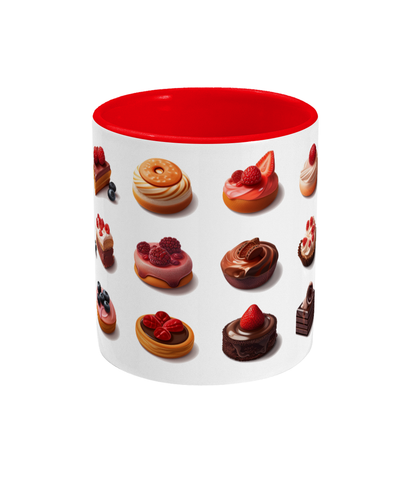 Colored Mug of Pastries