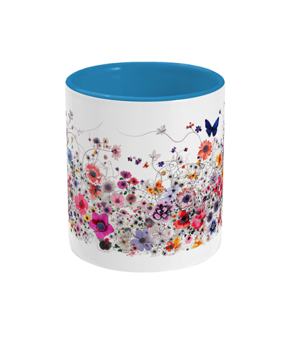 Colored Mug Flowers