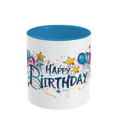 Tasse colorée Joyeux anniversaire 50 ans