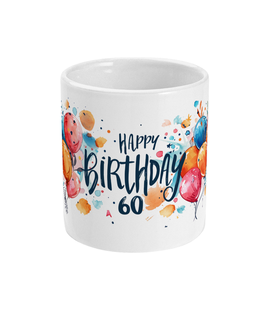 Tasse Joyeux anniversaire 60 ans