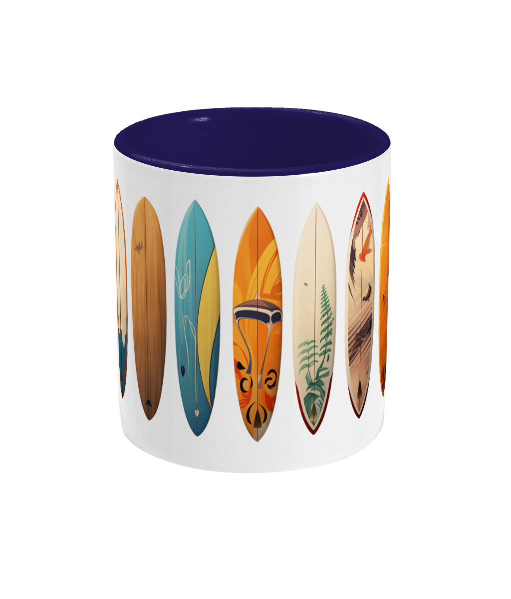 Colored Mug Surfboards