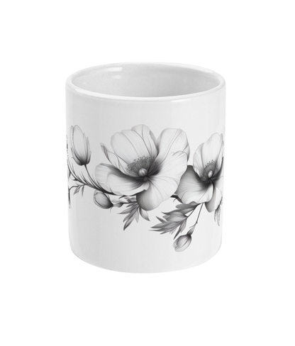 Fleurs dans une tasse
