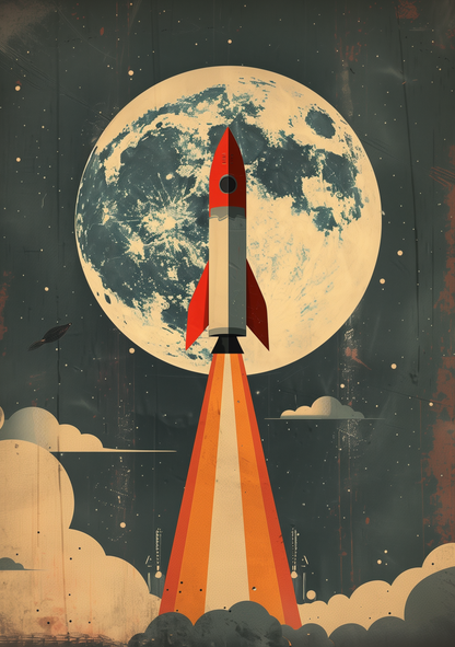 Affiche :: Fusée