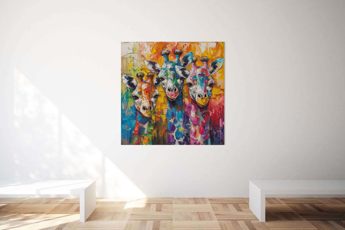 Toile :: Animaux colorés
